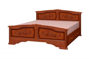 ЕЛЕНА Кровать из массива (Орех) в Добрянке - dobryanka.ok-mebel.com | фото 2