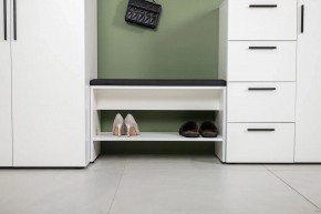 ЭЙР прихожая (модульная) Белый Шагрень в Добрянке - dobryanka.ok-mebel.com | фото 23
