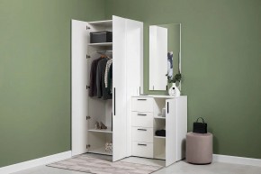 ЭЙР прихожая (модульная) Белый Шагрень в Добрянке - dobryanka.ok-mebel.com | фото 24