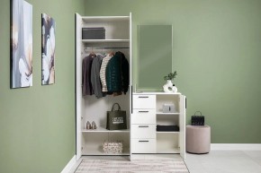 ЭЙР прихожая (модульная) Белый Шагрень в Добрянке - dobryanka.ok-mebel.com | фото 25