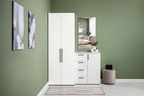 ЭЙР прихожая (модульная) Белый Шагрень в Добрянке - dobryanka.ok-mebel.com | фото 26