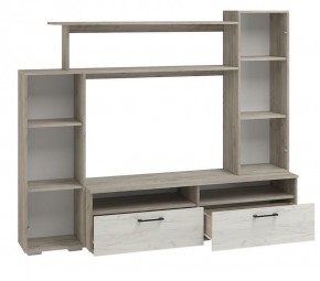 Гостиная Эмма МИНИ (Дуб Крафт серый/белый) в Добрянке - dobryanka.ok-mebel.com | фото 2