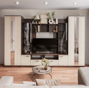 Гостиная Венеция (венге/лоредо) в Добрянке - dobryanka.ok-mebel.com | фото 3
