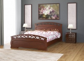 ГРАЦИЯ-1 Кровать из массива 1200 в Добрянке - dobryanka.ok-mebel.com | фото 2
