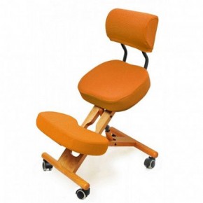 Коленный стул со спинкой Smartstool KW02В + Чехлы в Добрянке - dobryanka.ok-mebel.com | фото 4
