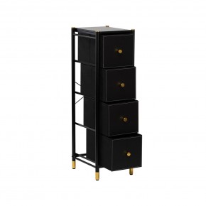 Комод Leset Нирита/Хайди узкий 4 ящика в Добрянке - dobryanka.ok-mebel.com | фото 3