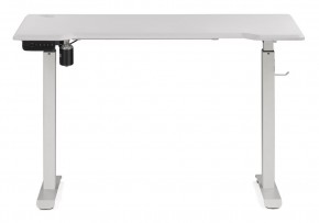 Компьютерный стол Маркос с механизмом подъема 120х75х75 белый / шагрень белая в Добрянке - dobryanka.ok-mebel.com | фото 2
