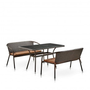Комплект мебели из иск. ротанга T286A/S139A-W53 Brown в Добрянке - dobryanka.ok-mebel.com | фото 2