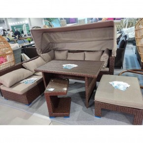 Комплект мебели с диваном AFM-320B-T320 Brown в Добрянке - dobryanka.ok-mebel.com | фото 2