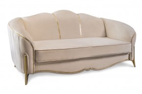 Комплект мягкой мебели Lara 3-1-1 с раскладным механизмом (бежевый/золото) в Добрянке - dobryanka.ok-mebel.com | фото 2