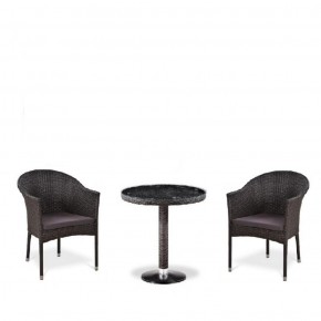 Комплект плетеной мебели T601/Y350A-W53 Brown (2+1) в Добрянке - dobryanka.ok-mebel.com | фото 1