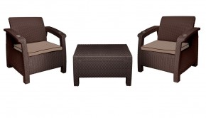 Комплект уличной мебели Yalta Premium Terrace Set (Ялта) шоколадый (+подушки под спину) в Добрянке - dobryanka.ok-mebel.com | фото 8