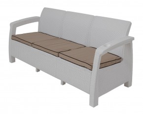 Комплект уличной мебели Yalta Premium Terrace Triple Set (Ялта) белый (+подушки под спину) в Добрянке - dobryanka.ok-mebel.com | фото 2