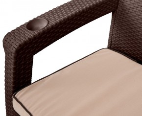 Комплект уличной мебели Yalta Premium Terrace Triple Set (Ялта) шоколадный (+подушки под спину) в Добрянке - dobryanka.ok-mebel.com | фото 4