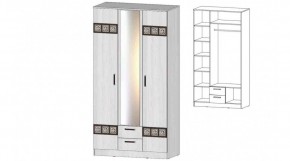 КОСТА-РИКА Шкаф 3-х створчатый (анкор светлый) в Добрянке - dobryanka.ok-mebel.com | фото