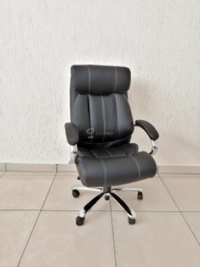 Кресло Barneo K-303 для руководителя (черная экокожа) в Добрянке - dobryanka.ok-mebel.com | фото