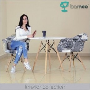 Кресло Barneo N-14 Patchwork черно-белый в Добрянке - dobryanka.ok-mebel.com | фото 3