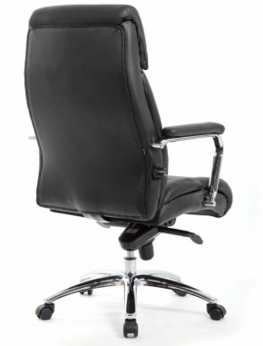 Кресло BRABIX PREMIUM "Phaeton EX-502" (кожа с компаньоном, хром, черное) 530882 в Добрянке - dobryanka.ok-mebel.com | фото 4