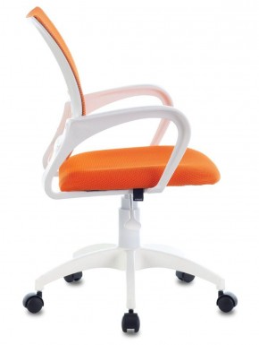 Кресло BRABIX "Fly MG-396W", пластик белый, сетка, оранжевое, 532401, MG-396W_532401 в Добрянке - dobryanka.ok-mebel.com | фото 3