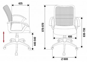 Кресло Бюрократ CH-590SL/BLACK в Добрянке - dobryanka.ok-mebel.com | фото 4
