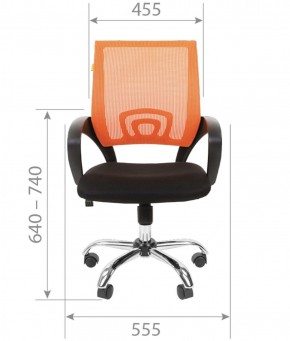 Кресло для оператора CHAIRMAN 696 хром (ткань TW-11/сетка TW-01) в Добрянке - dobryanka.ok-mebel.com | фото 6