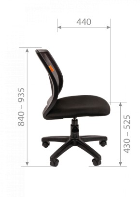 Кресло для оператора CHAIRMAN 699 Б/Л (ткань стандарт/сетка TW-01) в Добрянке - dobryanka.ok-mebel.com | фото 7