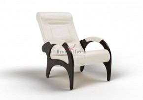 Кресло для отдыха Римини 19-К-КР (экокожа/венге) КРЕМ в Добрянке - dobryanka.ok-mebel.com | фото 1