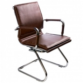 Кресло для посетителя Бюрократ CH-993-Low-V/Brown коричневый в Добрянке - dobryanka.ok-mebel.com | фото 1