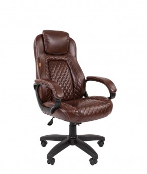 Кресло для руководителя  CHAIRMAN 432 (Экокожа коричневая) в Добрянке - dobryanka.ok-mebel.com | фото 1