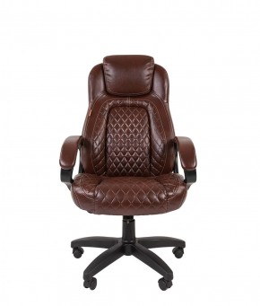 Кресло для руководителя  CHAIRMAN 432 (Экокожа коричневая) в Добрянке - dobryanka.ok-mebel.com | фото 2