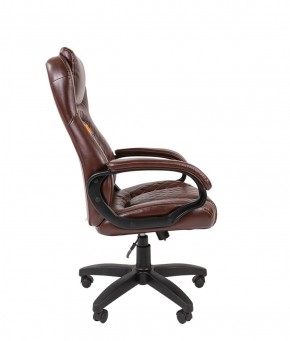 Кресло для руководителя  CHAIRMAN 432 (Экокожа коричневая) в Добрянке - dobryanka.ok-mebel.com | фото 3