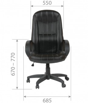 Кресло для руководителя  CHAIRMAN 685 (экокожа черный) в Добрянке - dobryanka.ok-mebel.com | фото 5
