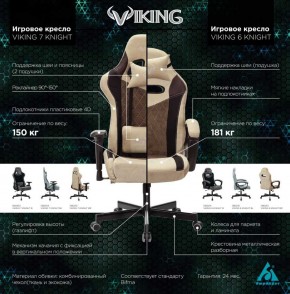 Кресло игровое Бюрократ VIKING 7 KNIGHT BL FABRIC синий в Добрянке - dobryanka.ok-mebel.com | фото 5