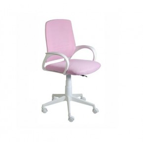Кресло Ирис White сетка/ткань розовая в Добрянке - dobryanka.ok-mebel.com | фото 1