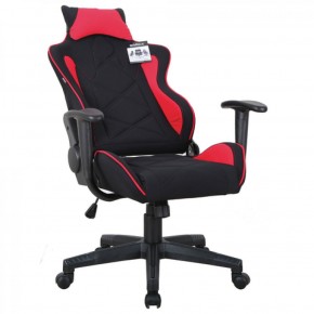 Кресло компьютерное BRABIX GT Racer GM-101 + подушка (ткань) черное/красное (531820) в Добрянке - dobryanka.ok-mebel.com | фото 4