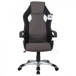 Кресло компьютерное BRABIX Techno GM-002 (ткань) черное/серое, вставки белые (531815) в Добрянке - dobryanka.ok-mebel.com | фото 3