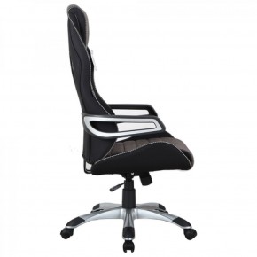 Кресло компьютерное BRABIX Techno GM-002 (ткань) черное/серое, вставки белые (531815) в Добрянке - dobryanka.ok-mebel.com | фото 4