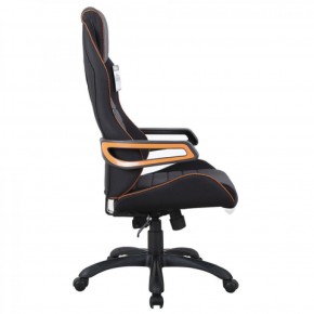 Кресло компьютерное BRABIX Techno Pro GM-003 (ткань черное/серое, вставки оранжевые) 531813 в Добрянке - dobryanka.ok-mebel.com | фото 3
