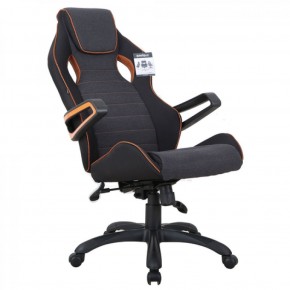 Кресло компьютерное BRABIX Techno Pro GM-003 (ткань черное/серое, вставки оранжевые) 531813 в Добрянке - dobryanka.ok-mebel.com | фото 8
