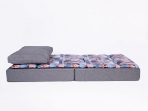 Кресло-кровать бескаркасное Харви (коричневый-геометрия браун) в Добрянке - dobryanka.ok-mebel.com | фото 3