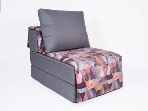 Кресло-кровать бескаркасное Харви (серый-сноу манго) в Добрянке - dobryanka.ok-mebel.com | фото 1