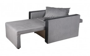 Кресло-кровать Милена с подлокотниками (серый) Велюр в Добрянке - dobryanka.ok-mebel.com | фото 3