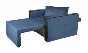 Кресло-кровать Милена с подлокотниками (синий) Велюр в Добрянке - dobryanka.ok-mebel.com | фото 3