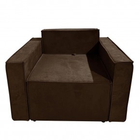 Кресло-кровать Принц КК1-ВК (велюр коричневый) в Добрянке - dobryanka.ok-mebel.com | фото