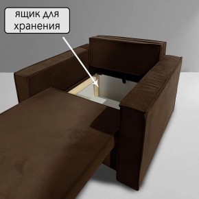 Кресло-кровать Принц КК1-ВК (велюр коричневый) в Добрянке - dobryanka.ok-mebel.com | фото 6
