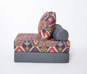 Кресло-кровать-пуф бескаркасное Прайм (мехико серый-графит) в Добрянке - dobryanka.ok-mebel.com | фото
