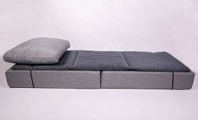 Кресло-кровать-пуф бескаркасное Прайм (сиреневый-серый) в Добрянке - dobryanka.ok-mebel.com | фото 4