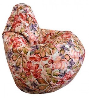 Кресло-мешок Цветы XL в Добрянке - dobryanka.ok-mebel.com | фото