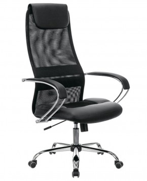 Кресло офисное BRABIX PREMIUM "Stalker EX-608 CH" (хром, ткань-сетка/кожзам, черное) 532091 в Добрянке - dobryanka.ok-mebel.com | фото 1