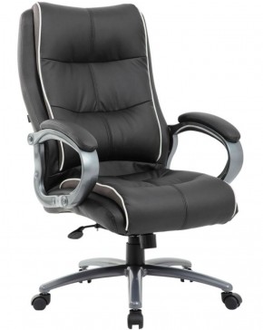 Кресло офисное BRABIX PREMIUM "Strong HD-009" (экокожа черная, ткань серая) 531945 в Добрянке - dobryanka.ok-mebel.com | фото